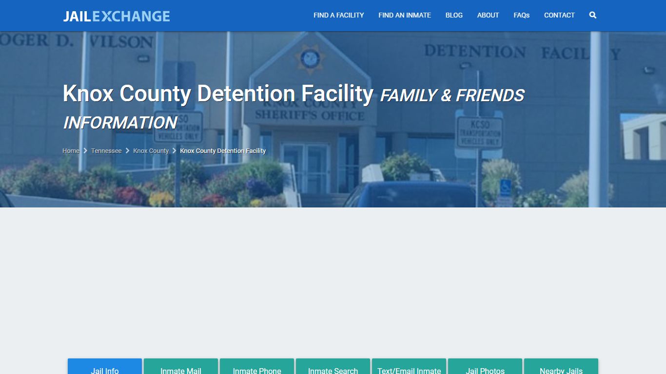 Knox County Detention Facility TN | Booking, Visiting, Calls, Phone